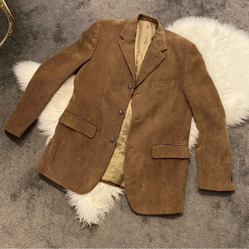 Men's Brown Corduroy Blazer